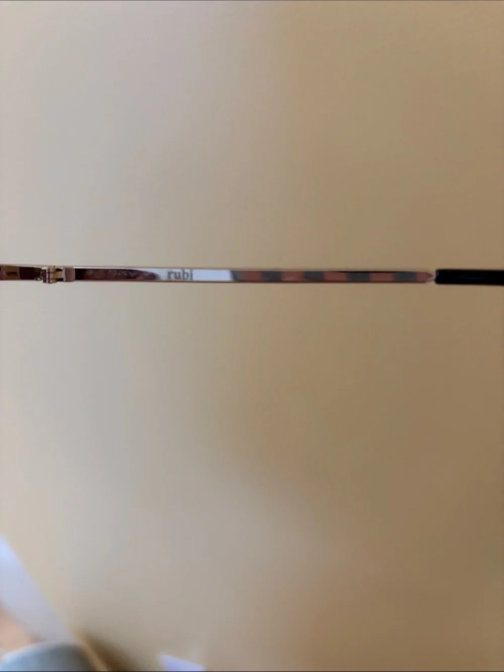 Brown Rimless Rectangle Sunglasses - Men's Fashion